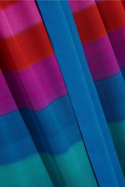 Shop Etro Printed Silk Crepe De Chine Maxi Skirt