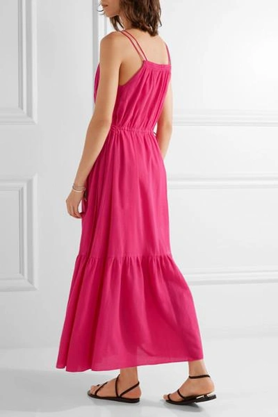 Shop Apiece Apart Daphne Cotton-crepon Maxi Dress