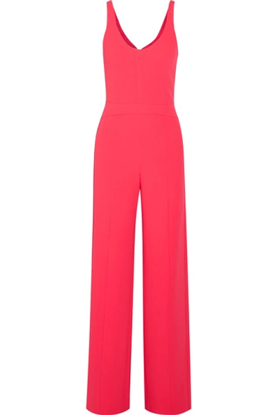 Narciso Rodriguez Cutout Textured Stretch-crepe Jumpsuit