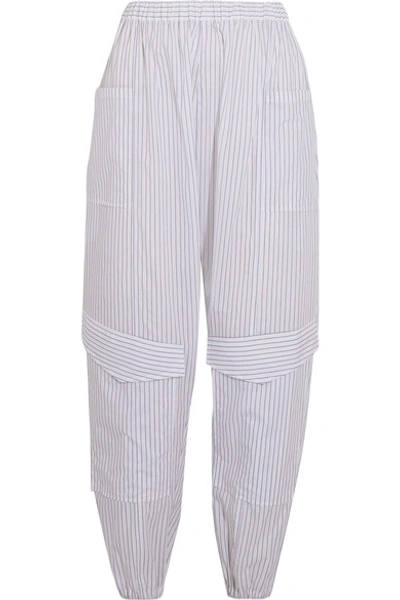 Chalayan Striped Cotton-poplin Tapered Pants