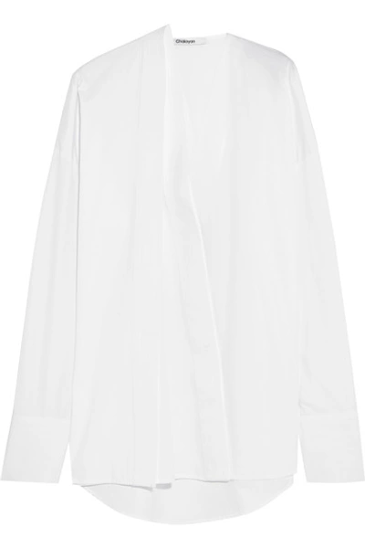 Chalayan Oversized Cotton-poplin Shirt