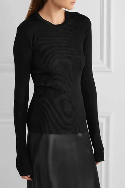 Shop Protagonist Ribbed-knit Sweater