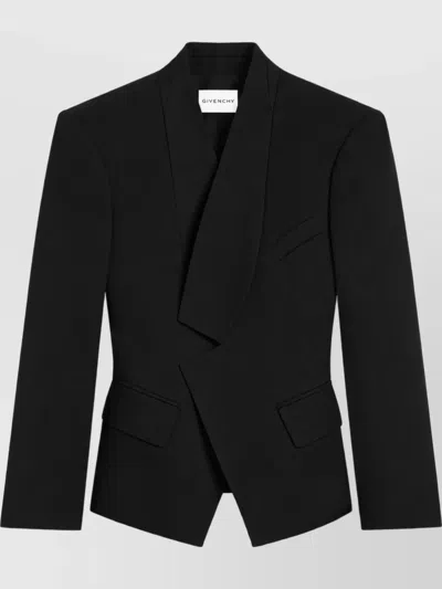 Givenchy Wool Single-breasted Blazer In Black