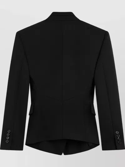 Givenchy Wool Single-breasted Blazer In Black