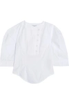 STELLA MCCARTNEY Dana cotton-poplin blouse