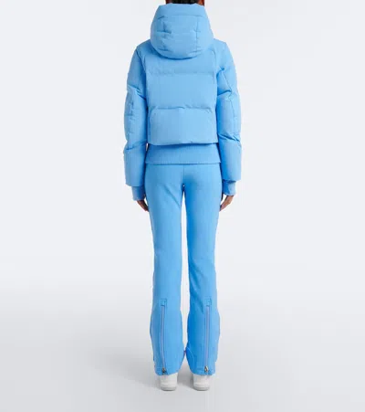 Bogner Hooded Padded Down Jacket In Blue