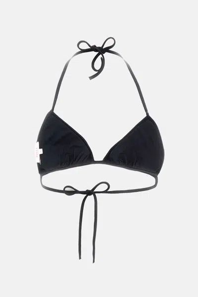 Pucci Top Bikini Labyrinth Print In Multi