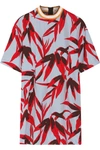 MARNI Printed poplin mini dress