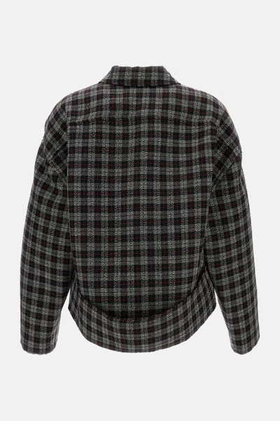 Marni Checked Wool Jacket In Multi