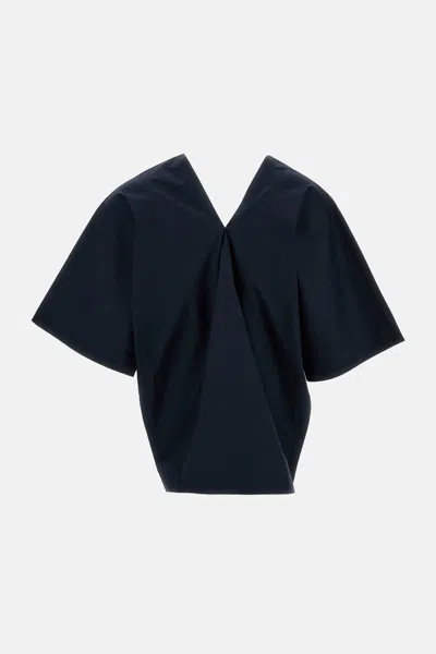 Plan C V-neck Top In Black