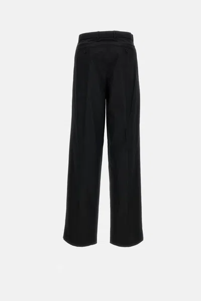 Givenchy Black Straight Solid Pants In Black