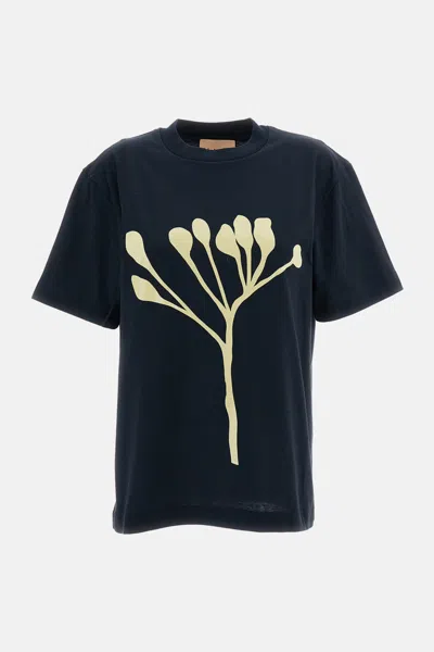 Plan C Graphic-print T-shirt In Blue