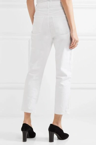 Shop J Brand Ivy Cropped High-rise Straight-leg Jeans