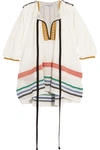SONIA RYKIEL Embroidered gauze tunic