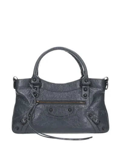 Balenciaga Le City First Bag In Volcanic Rock In Gray | ModeSens