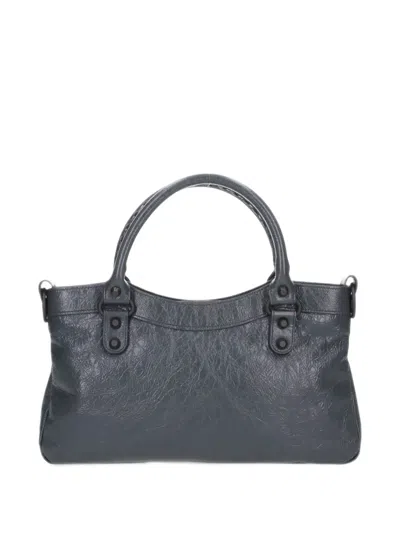 Balenciaga Le City First Bag In Volcanic Rock In Gray | ModeSens