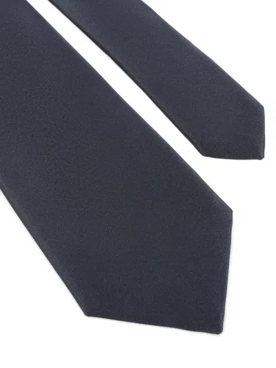 Canali Silk Tie In Blue