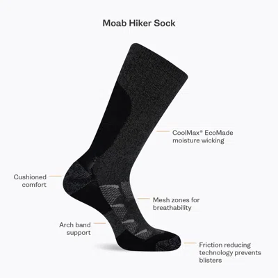 Merrell Moab Hiker Crew Sock In Multi