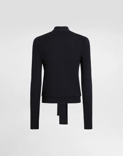 Dolce & Gabbana Virgin Wool Pullover In Blue