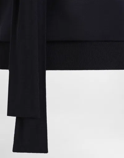 Dolce & Gabbana Virgin Wool Pullover In Blue