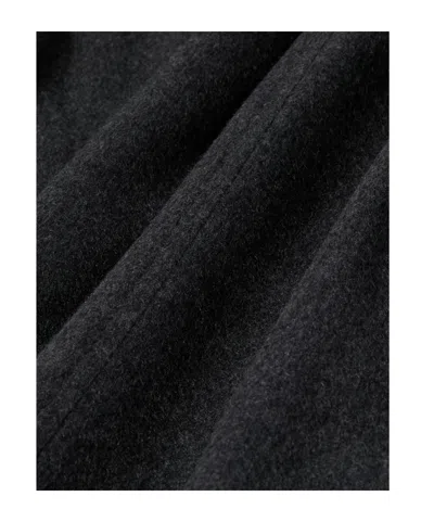 Zegna Dark Grey Solid Blazer In Gray