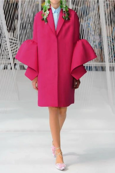 Shop Delpozo Linen Coat