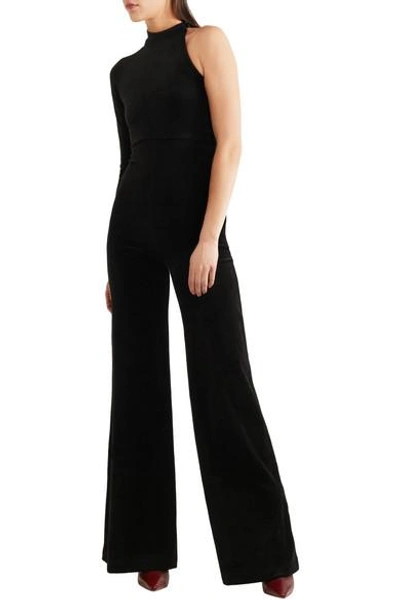 Vetements Woman + Juicy Couture One-shoulder Cotton-blend Velour ...