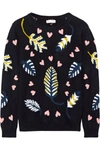 CHINTI & PARKER Intarsia cashmere sweater