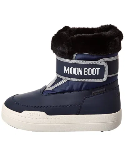 Moon Boot ® Jr Park Strap Boot In Blue