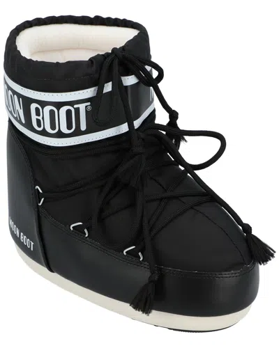 Moon Boot Stivale Icon Low Nero In Nylon In Black