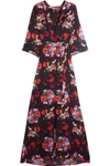 KENZO Floral-print silk-georgette maxi dress
