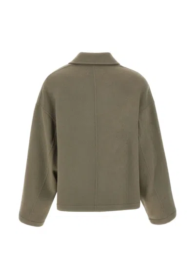 Iro Ampstack Asymmetric Jacket In Green