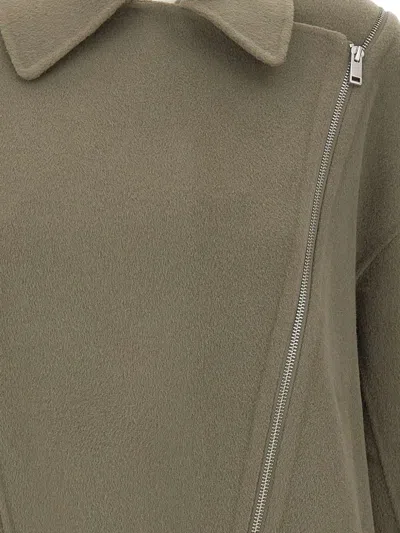 Iro Ampstack Asymmetric Jacket In Green