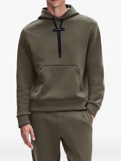 On Focus Tech Hoodie In Brown