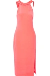 CUSHNIE ET OCHS Anna cutout silk-crepe midi dress