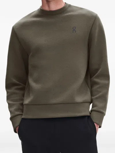 On Focus Tech Crew Sweater In Pattern