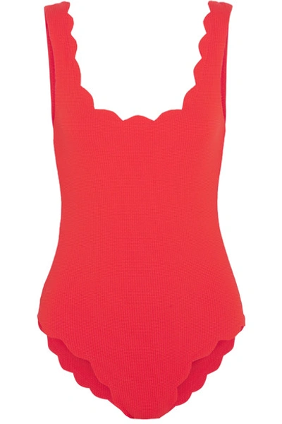 Shop Marysia Palm Springs Scalloped Swimsuit