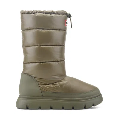 Hunter Magnolia Snow Boot In Green