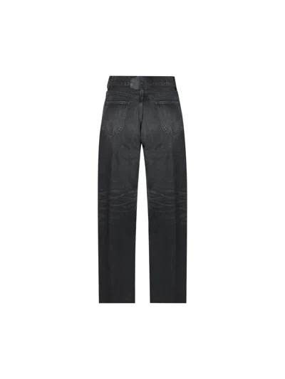 Celine Belt-loop Jeans In Black