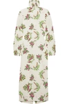EMILIA WICKSTEAD Alison floral-print crepe turtleneck dress