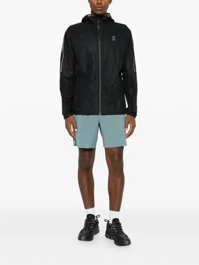 On Logo-detail Performance Jacket In Black