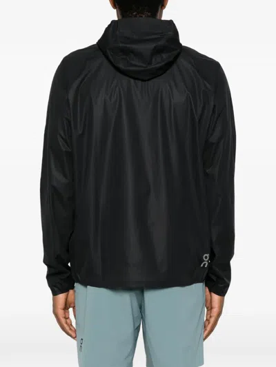 On Logo-detail Performance Jacket In Black