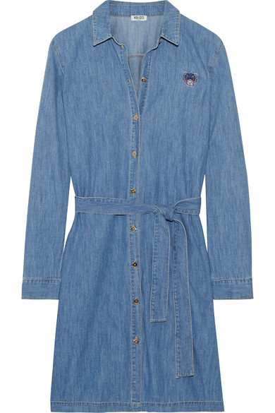 kenzo denim dress