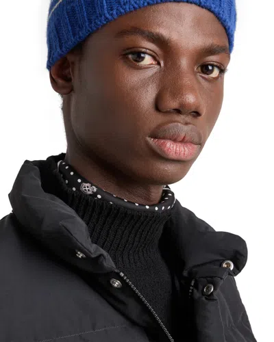Prada Technical Fabric Down Vest In Black