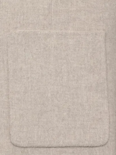 MANDARIN-COLLAR PATCH-POCKET JACKET