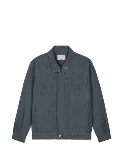 Walk In Paris Denim Jacket In Blue