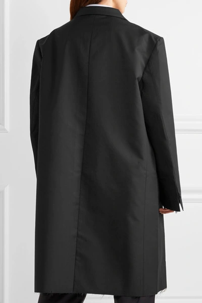 Shop Vetements + Brioni Oversized Double-breasted Wool Coat