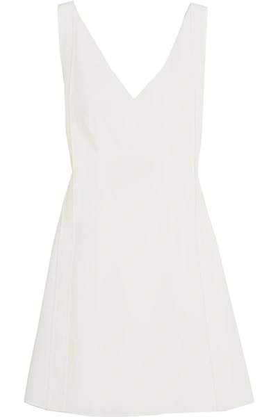 Chloé Sleeveless Tie-back Mini Dress, White In Milk