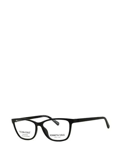 Kenneth Cole Rectangle-frame Glasses In Black