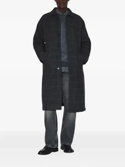 Dr Denim Jayden Single-breasted Coat In Black